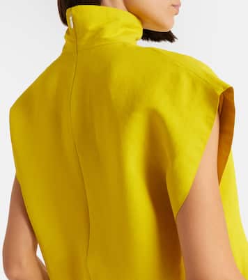 Poplin turtleneck top | Alaïa