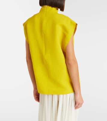 Poplin turtleneck top | Alaïa