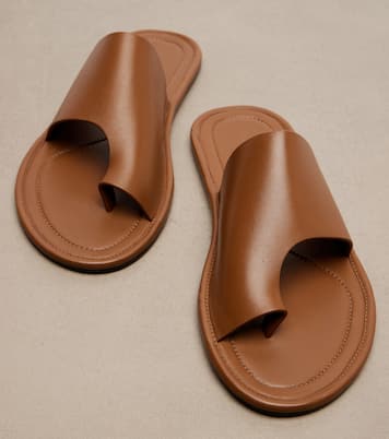 Malick Thong leather sandals  | The Row
