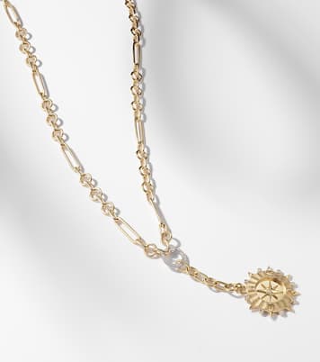 Collar Internal Compass Small de oro de 18 ct con diamantes | FoundRae