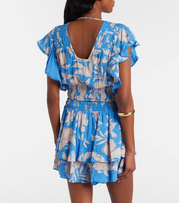 Pearl floral crop top | Poupette St Barth