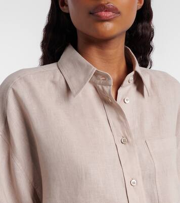 Oversized linen shirt | Brunello Cucinelli