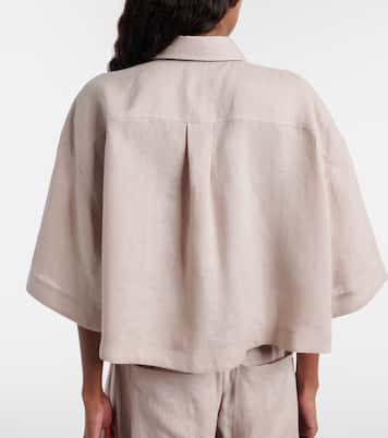Oversized linen shirt | Brunello Cucinelli