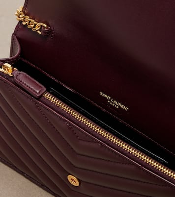 Cassandre Envelope leather wallet on chain | Saint Laurent