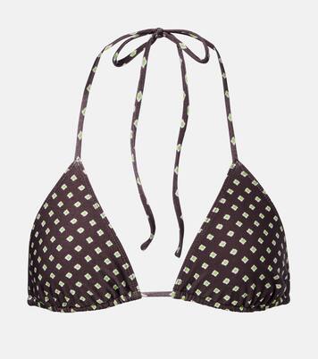 Sete printed bikini top | Faithfull