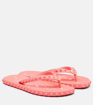 Super Loubi Flip spiked thong sandals | Christian Louboutin
