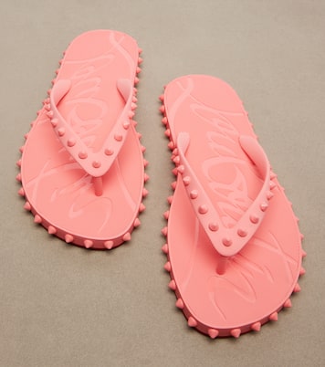 Super Loubi Flip spiked thong sandals | Christian Louboutin