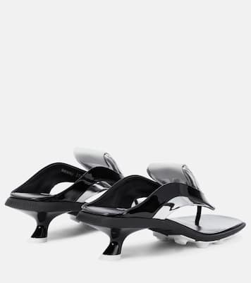 Sandalen aus Lackleder | Miu Miu