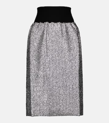 2 Moncler 1952 Lurex® wool-blend midi skirt | Moncler Genius