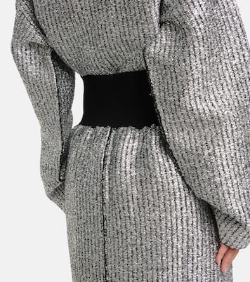 2 Moncler 1952 Lurex® wool-blend midi skirt | Moncler Genius