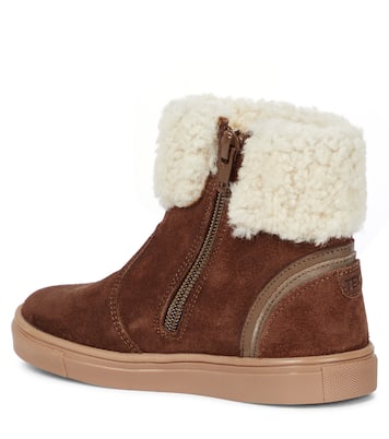 Chubby shearling-lined ankle boots | Petit Nord
