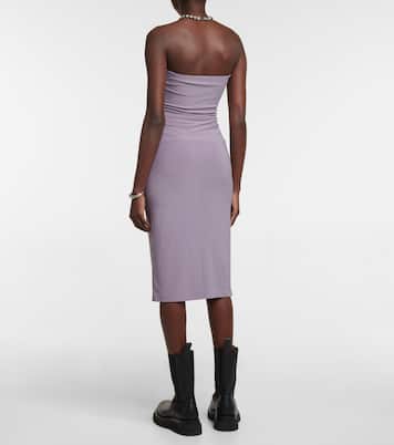 Robe midi bustier | Norma Kamali