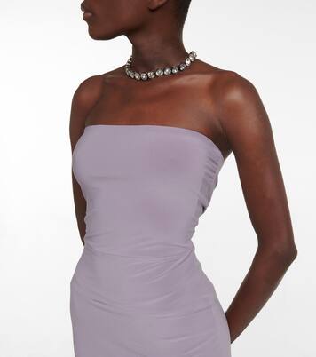 Robe midi bustier | Norma Kamali