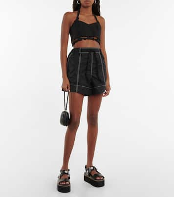 Cropped-Top aus Baumwolle | Ganni