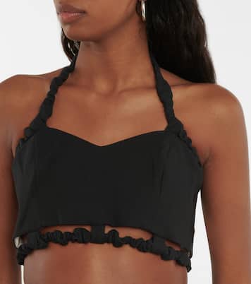 Cropped-Top aus Baumwolle | Ganni