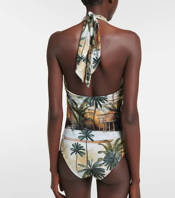 Bedruckter Badeanzug Hidden Paradise | Johanna Ortiz