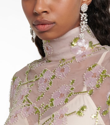 Larissa embellished drop earrings | Jennifer Behr