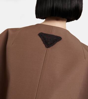 Asymmetric coat | Prada