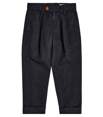Linen and cotton pants | Brunello Cucinelli Kids