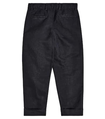 Linen and cotton pants | Brunello Cucinelli Kids