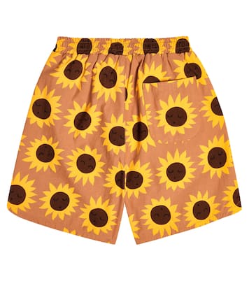 Tournesol floral cotton-blend shorts | Jellymallow