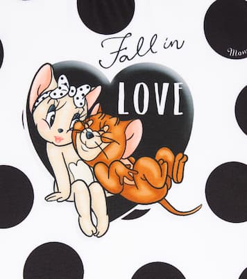 Jerry printed polka-dotted swimsuit | Monnalisa