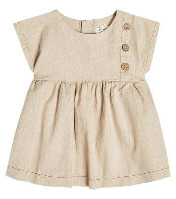 Baby Isabella linen and cotton-blend vest | 1 + in the Family