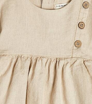 Baby Isabella linen and cotton-blend vest | 1 + in the Family