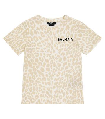 Leopard-print T-shirt | Balmain Kids