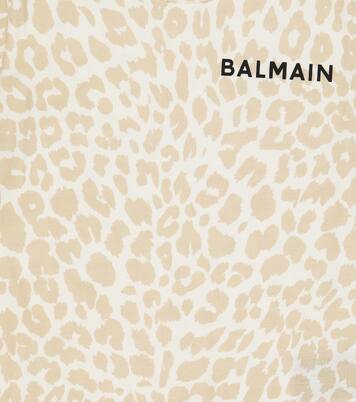 Leopard-print T-shirt | Balmain Kids