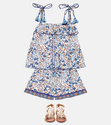 Astra floral top | Poupette St Barth Kids