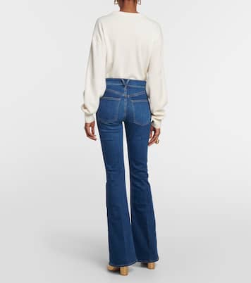 Jeans flared Beverly de tiro alto | Veronica Beard