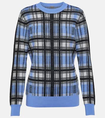 Pull Tessa en laine à carreaux | Dodo Bar Or