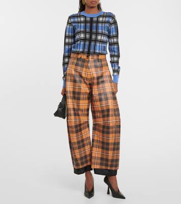 Pull Tessa en laine à carreaux | Dodo Bar Or