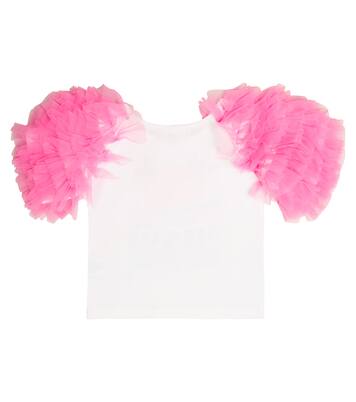 x Barbie® Miami Shores tulle-trimmed cotton T-shirt | Tutu Du Monde