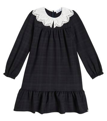Checked ruffle-trimmed dress | Tartine et Chocolat