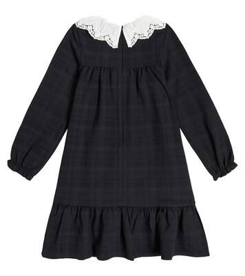 Checked ruffle-trimmed dress | Tartine et Chocolat