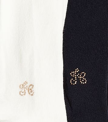 TC Sparkling set of two cotton-blend tights | Tartine et Chocolat
