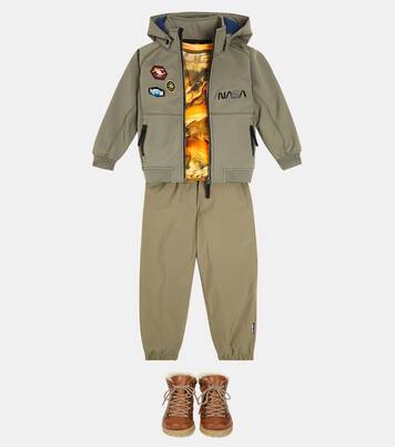 Cloudy appliqué softshell jacket | Molo