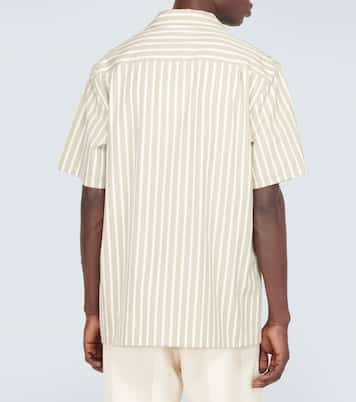 Striped cotton bowling shirt | Lanvin