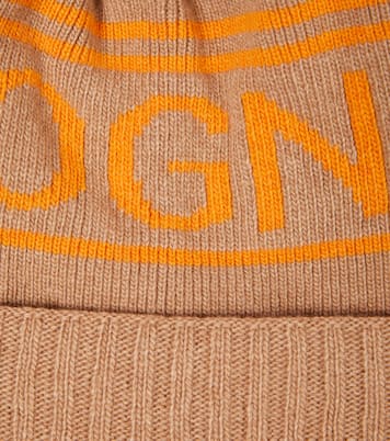 Noam logo wool-blend beanie | Bogner Kids