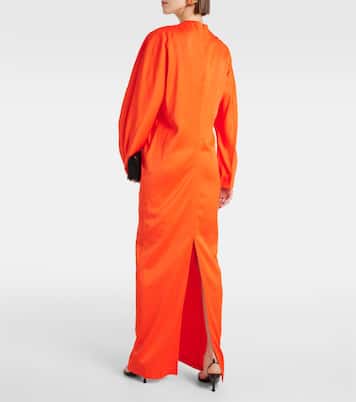 Robe longue en satin | Ferragamo