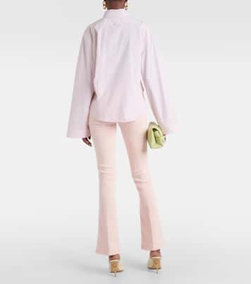 Cropped-Hemd aus einem Baumwollgemisch | Victoria Beckham