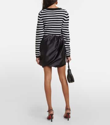 Minirock aus Satin | Ganni