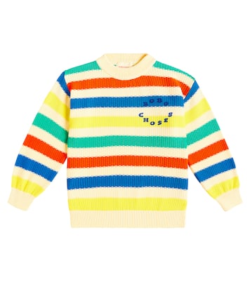 Striped cotton sweater | Bobo Choses