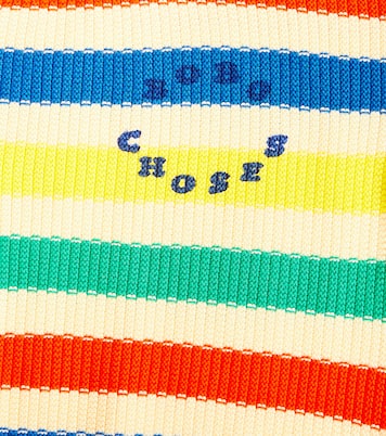 Striped cotton sweater | Bobo Choses