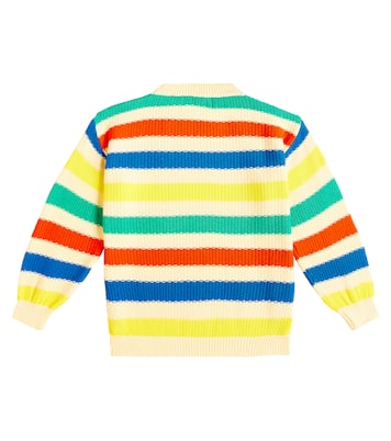 Striped cotton sweater | Bobo Choses
