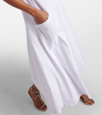 Linen-blend midi dress | Vince