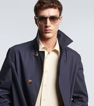 Runde Sonnenbrille Intarsia Rays | Brunello Cucinelli