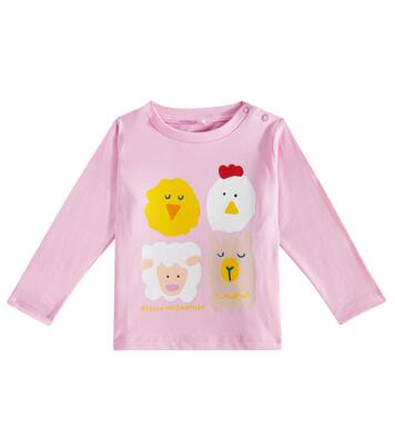 Baby printed cotton jersey top | Stella McCartney Kids